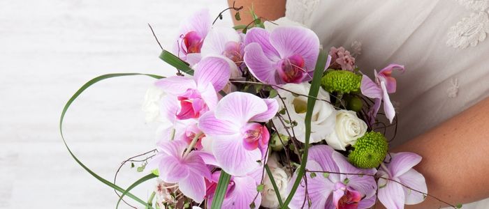 Bouquet sposa orchidee